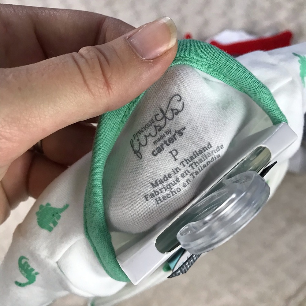 Preemie Baby Boy Bundle Carter’s Dinosaur - Picture 8 of 8